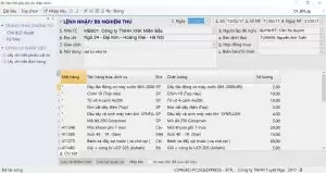 Mẫu form cập nhật lệnh nhập kho