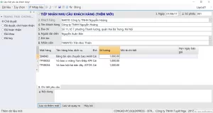Mẫu form cập nhật nhu cầu khách hàng