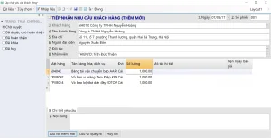 Mẫu form cập nhật nhu cầu khách hàng