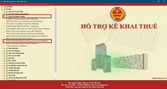 hỗ trợ kê khai thuế