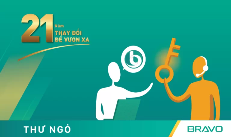 Thư chúc mừng sinh nhật BRAVO lần thứ 21