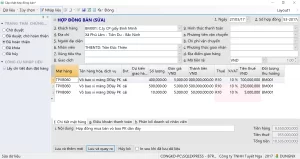 Mẫu form cập nhật hợp đồng bán
