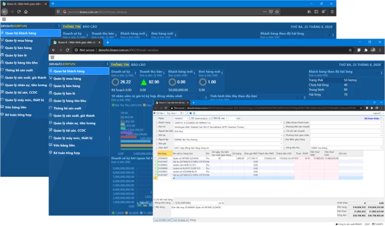 Trải nghiệm giao diện mới của sản phẩm BRAVO 8R2 trên thiết bị di động