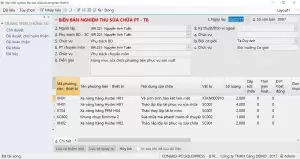 Biên bản nghiệm thu