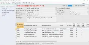 Biên bản nghiệm thu