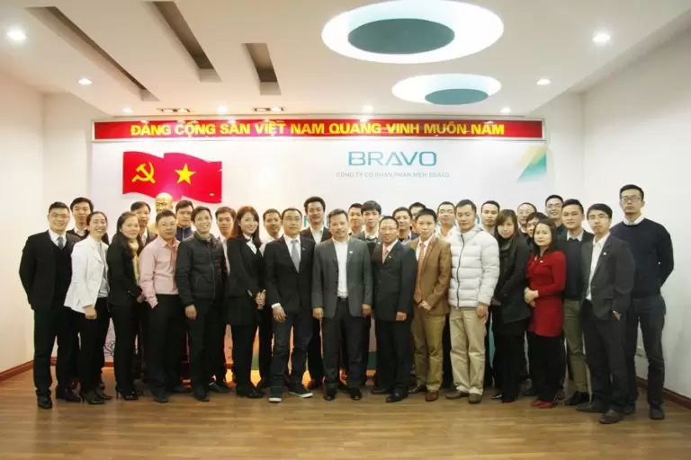 Ban giám đốc cùng các thành viên cấp quản lý trong Hội nghị tổng kết năm 2015