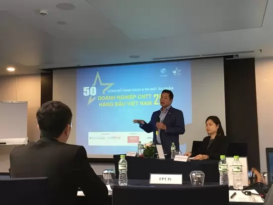 PGS. TS Trương Gia Bình (Chủ tịch VINASA) phát biểu tại chương trình