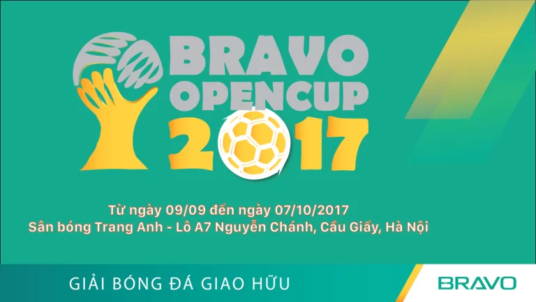 BRAVO OpenCup 2017 – Giải đấu hứa hẹn khuấy động tháng 9