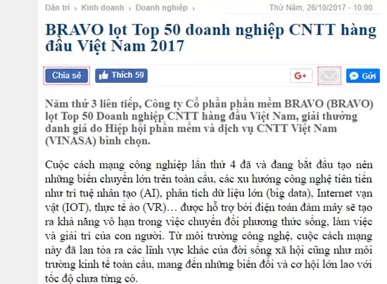 Báo điện tử Dân trí (dantri.vn) đưa tin Báo điện tử Dân trí (dantri.vn) đưa tin