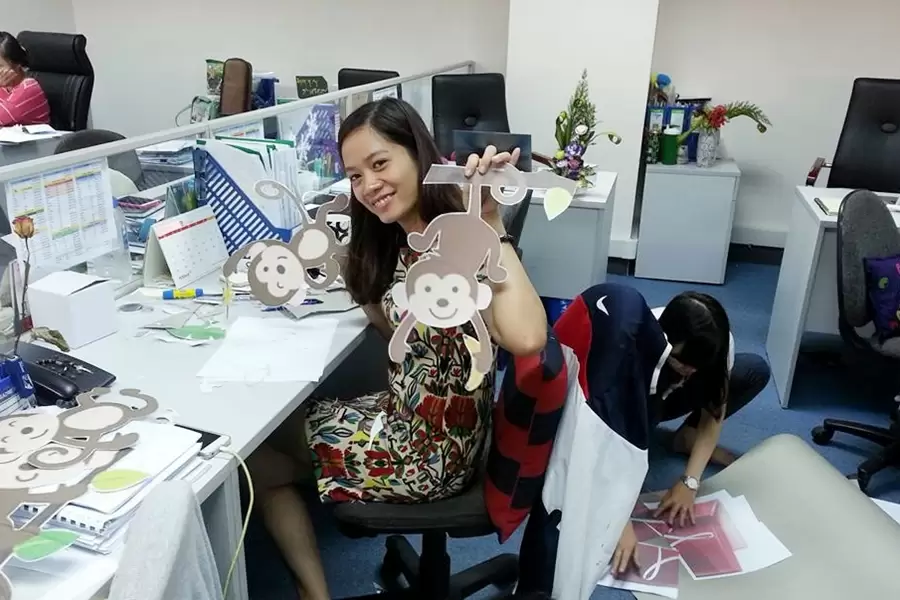 Hậu trường trang trí văn phòng BRAVO-HCM