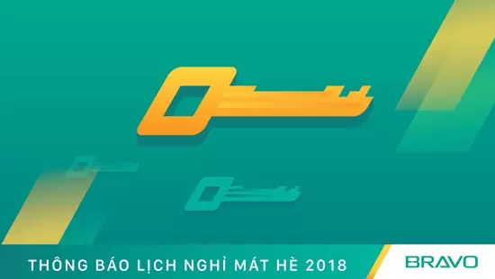 Thông báo lịch nghỉ mát hè 2018