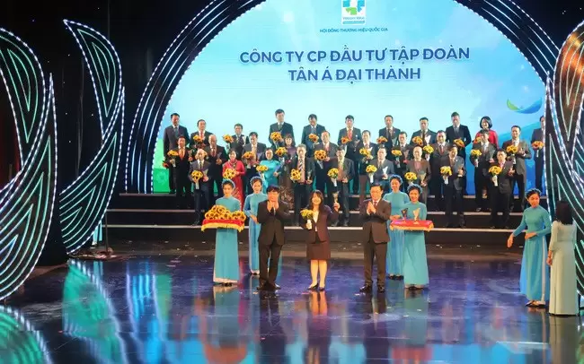 Tân Á Đại Thành lần thứ 4 liên tiếp đạt giải thưởng “Thương hiệu quốc gia”