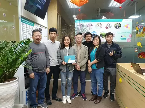 Thưởng “nóng” đội dự án triển khai phần mềm BRAVO cho Công ty Minh Đức