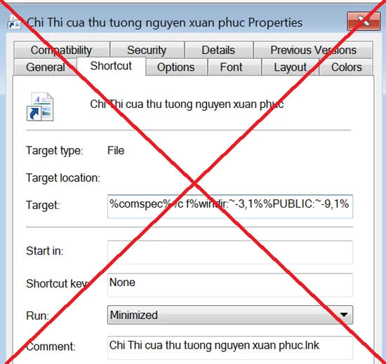 Tin tặc giả dạng thông báo của Thủ tướng về dịch Covid-19