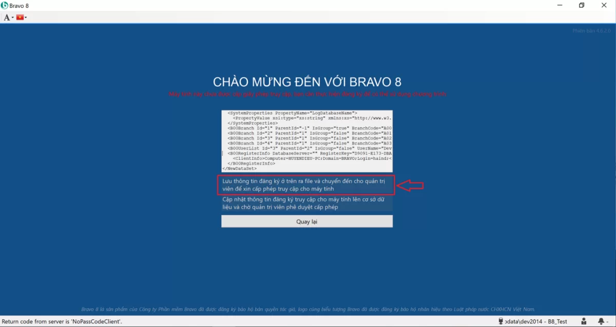 Trường hợp hệ thống lỗi, thực hiện đăng ký theo hình thức thủ công