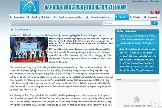 Tin tức được đăng tải trên Danhbaict.vn, ngày 12/05/2017