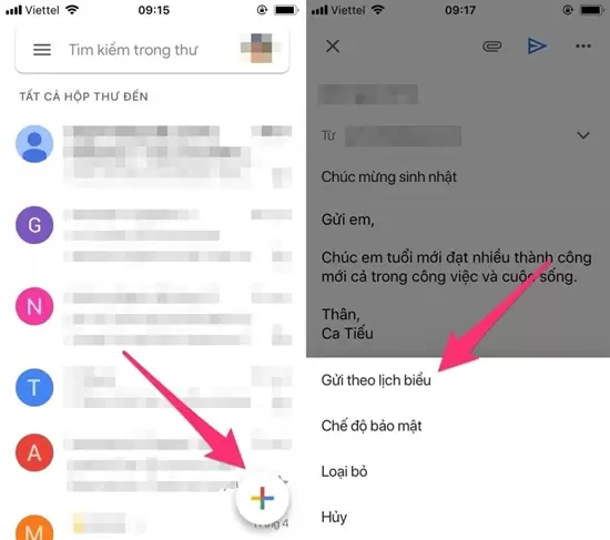Thủ thuật Gmail: Cách hẹn giờ để gửi email tự động (2)