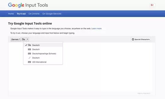 Google Input Tools