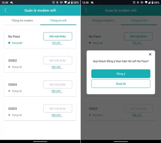 Hướng dẫn đổi mật khẩu hoặc tắt mạng Wi-Fi từ xa - 06