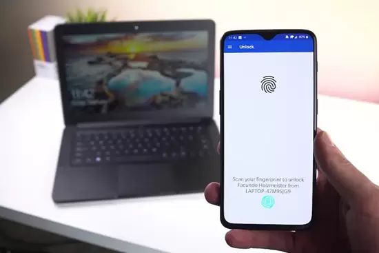 Cách mở máy tính Windows 10 chỉ với cảm biến vân tay trên smartphone Android