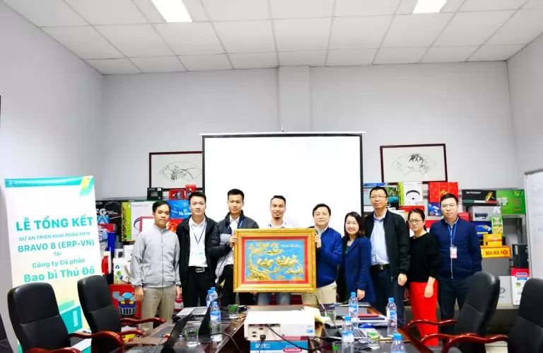 Tổng kết dự án triển khai phần mềm BRAVO 8 tại Công ty CP Bao bì Thủ đô