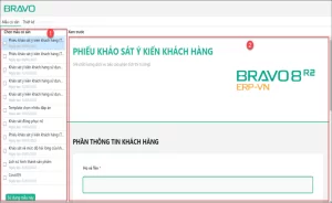 phieu khao sat webservey