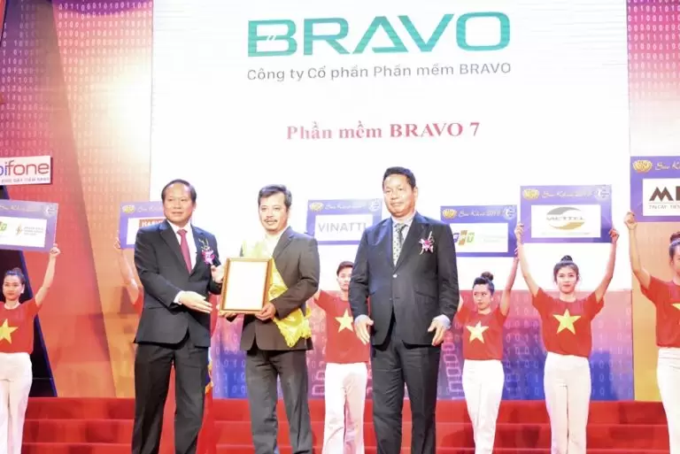 Phần mềm BRAVO 7 vinh dự vào Top 10 Sao Khuê 2016