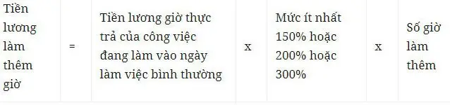 Áp dụng quy định mới về tính tiền lương làm thêm giờ từ tháng 2/2021