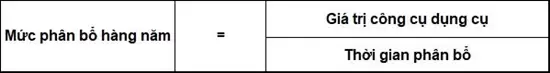 phương pháp tính phân bổ công cụ dụng cụ 1