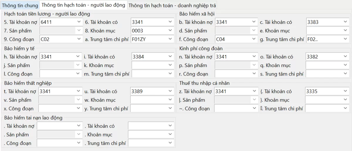 Cách tính lương trên phần mềm BRAVO (5)
