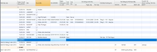 Tính năng quản lý Bảo hiểm xã hội của phần mềm BRAVO (Ảnh 9)