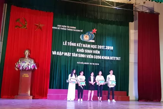 BRAVO dự Lễ tổng kết năm học và trao học bổng tại Học viện Tài chính