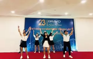 Tiết mục nhảy hiện đại đầy sôi động của các thành viên BRAVO ĐN