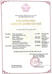 Chứng nhận BRAVO 8R2