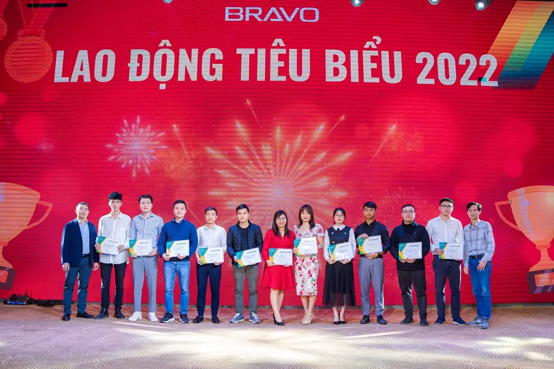 Trao khen thưởng Lao động Tiêu biểu BRAVO HN 2022