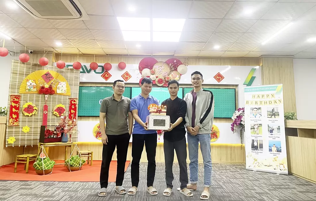 Chúc mừng sinh nhật CBNV tháng 1