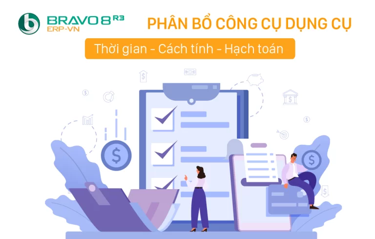 Cách hạch toán phân bổ công cụ dụng cụ