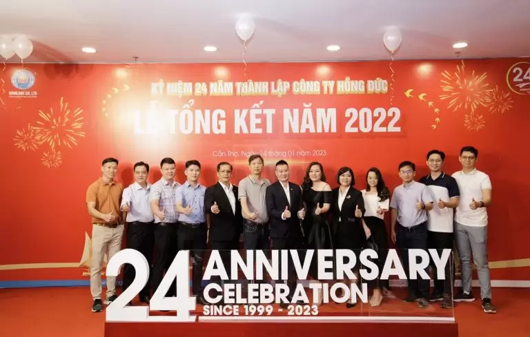 BRAVO chúc mừng kỷ niệm 24 năm thành lập Công ty Hồng Đức