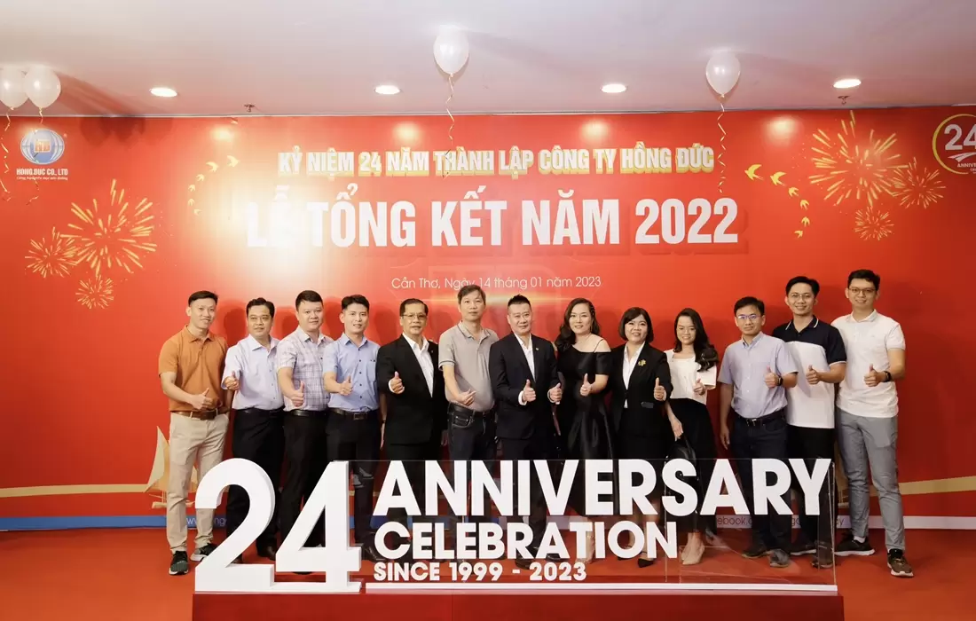 BRAVO chúc mừng kỷ niệm 24 năm thành lập Công ty Hồng Đức