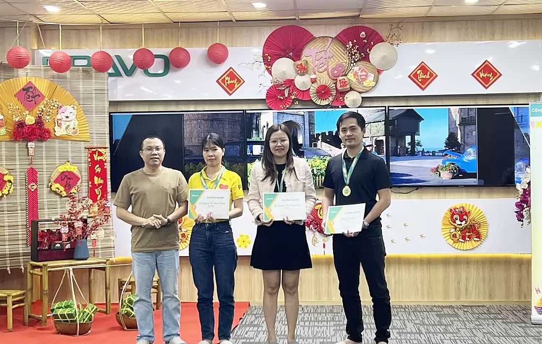 Trao cúp NVXS ĐN tháng 1/2023