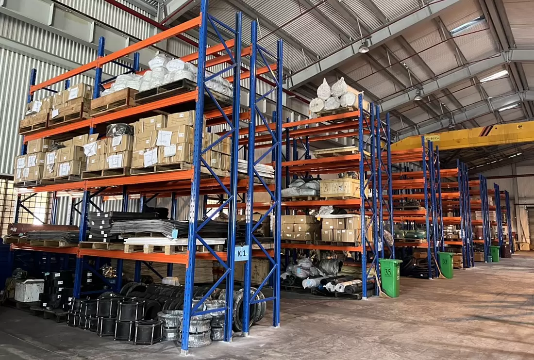 Hệ thống kho vật tư của Công ty Nhiệt điện Quảng Ninh