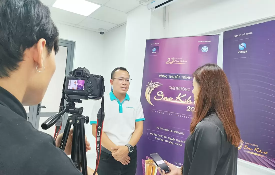 BRAVO phỏng vấn tại Vòng thuyết trình Sao Khuê 2023