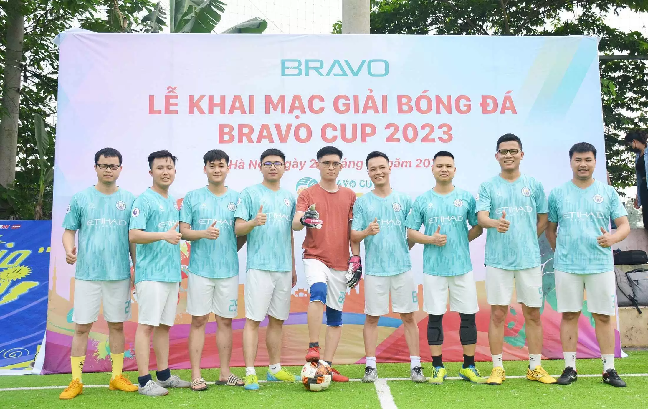Đội tuyển KDCN tại lễ khai mạc BRAVO Cup HN 2023