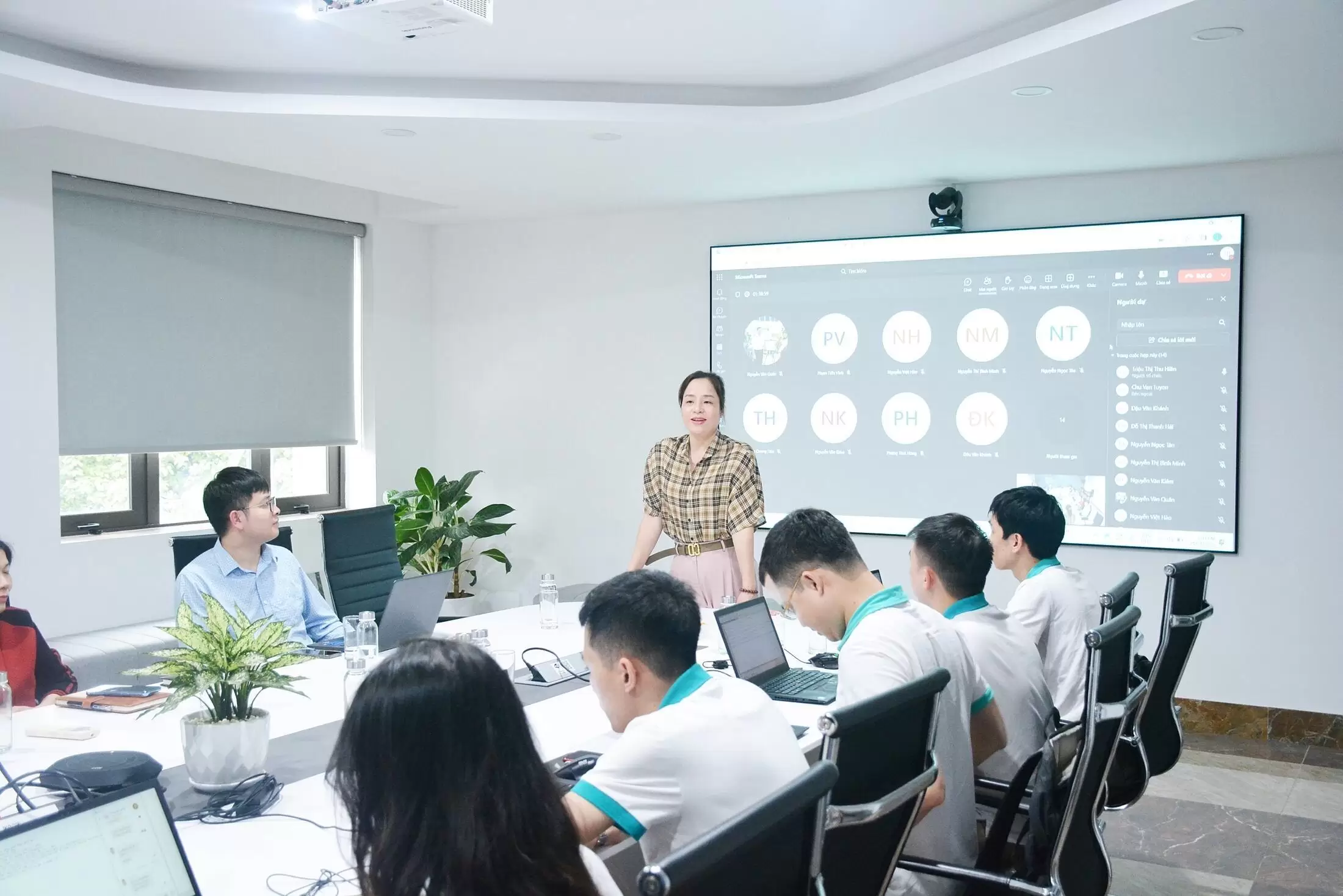 Đại diện BLĐ Công ty CP CMC phát biểu tại lễ nghiệm thu BRAVO ERP