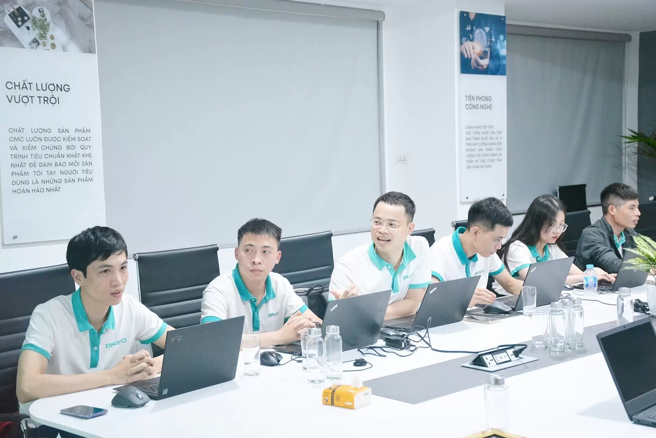 BRAVO thảo luận tại lễ nghiệm thu dự án cho Công ty CP CMC