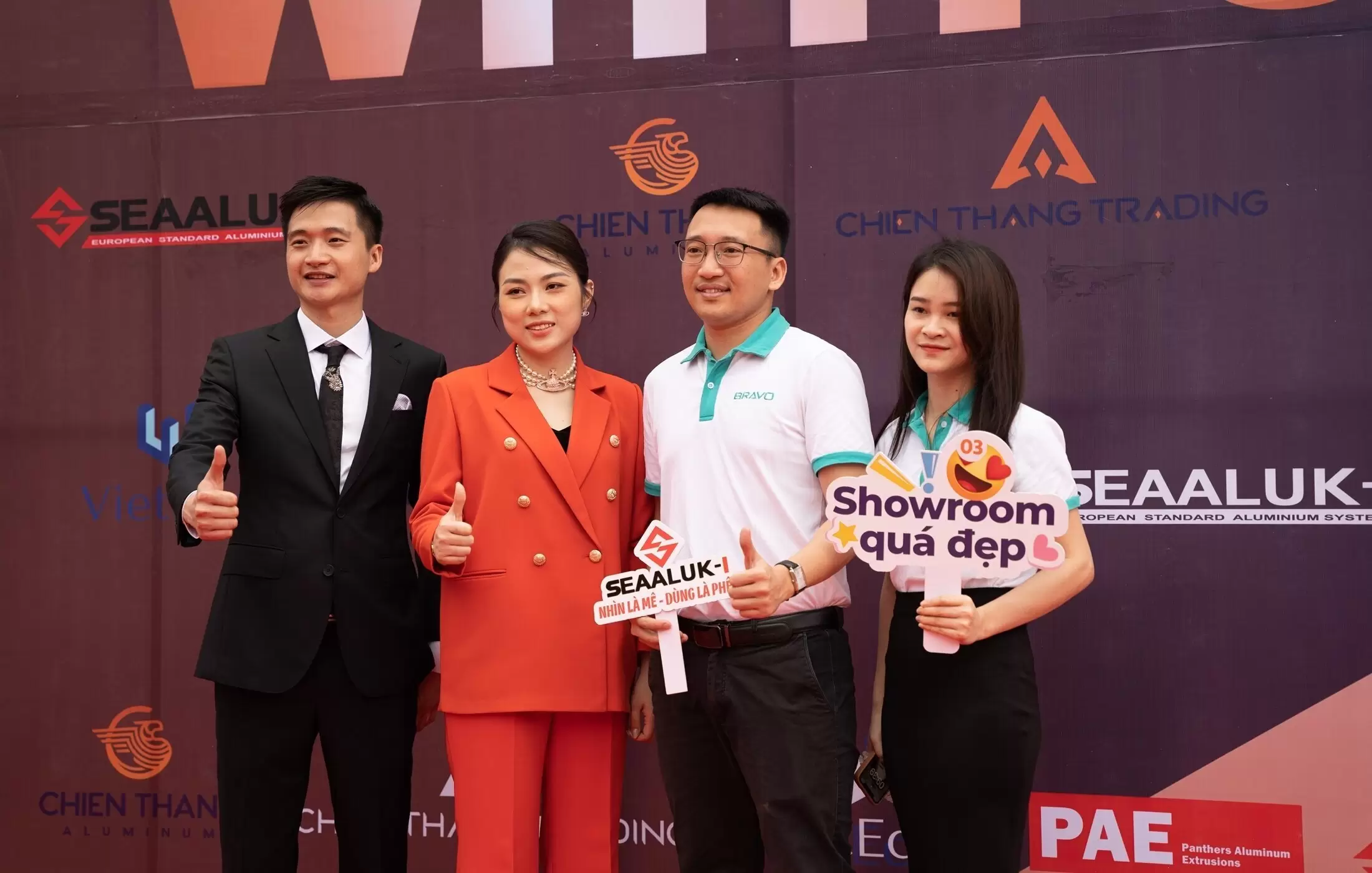 BRAVO chúc mừng khai trương Showroom mới của Công ty Nhôm Chiến Thắng