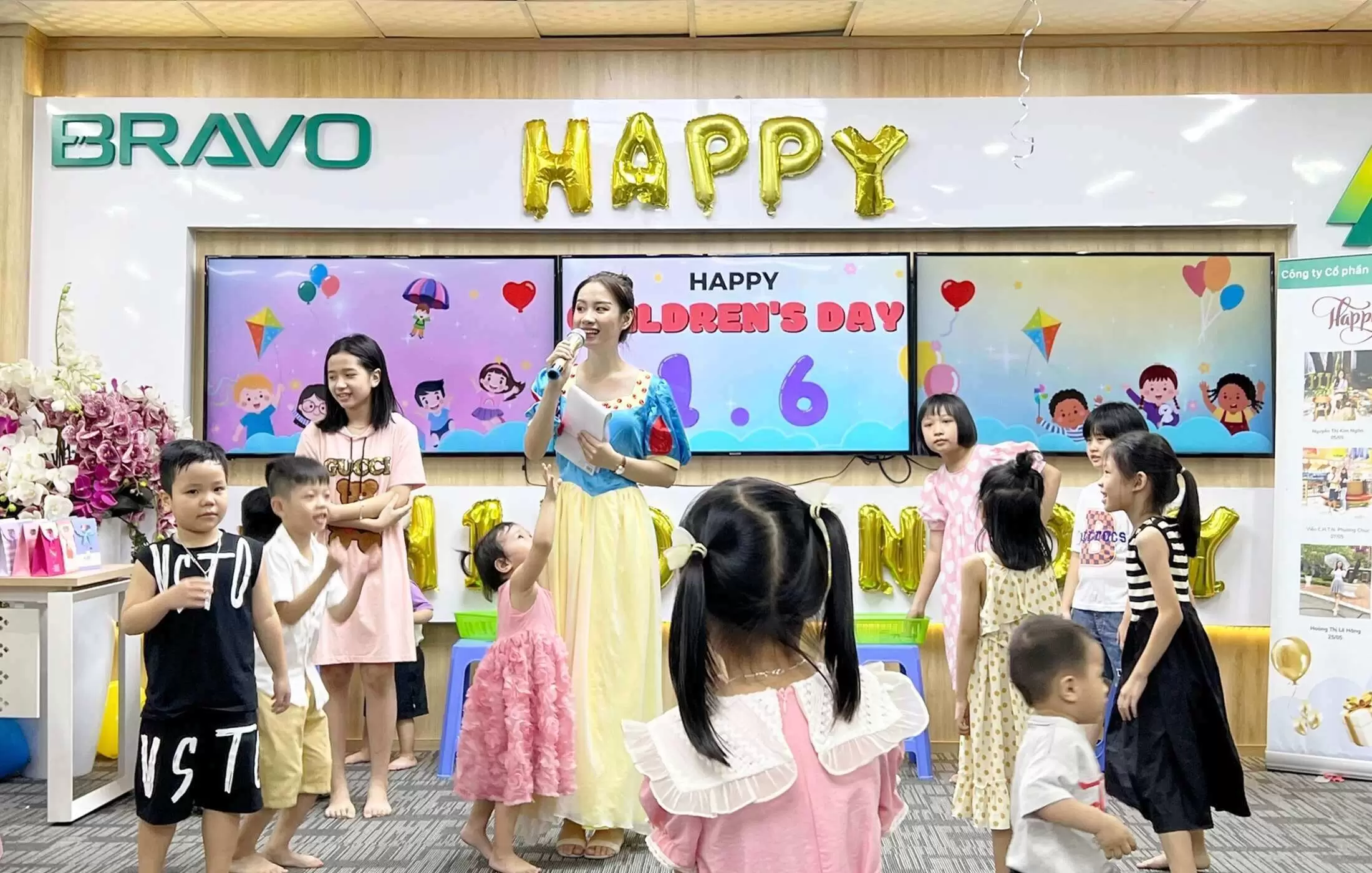 BRAVO ĐN tổ chức Vui Tết thiếu nhi cho con CBNV