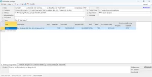 Update and track bidding package