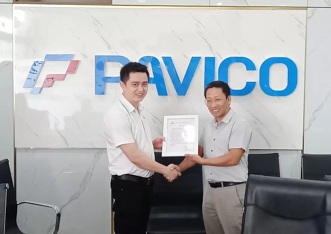 PAVICO cảm ơn ban dự án BRAVO