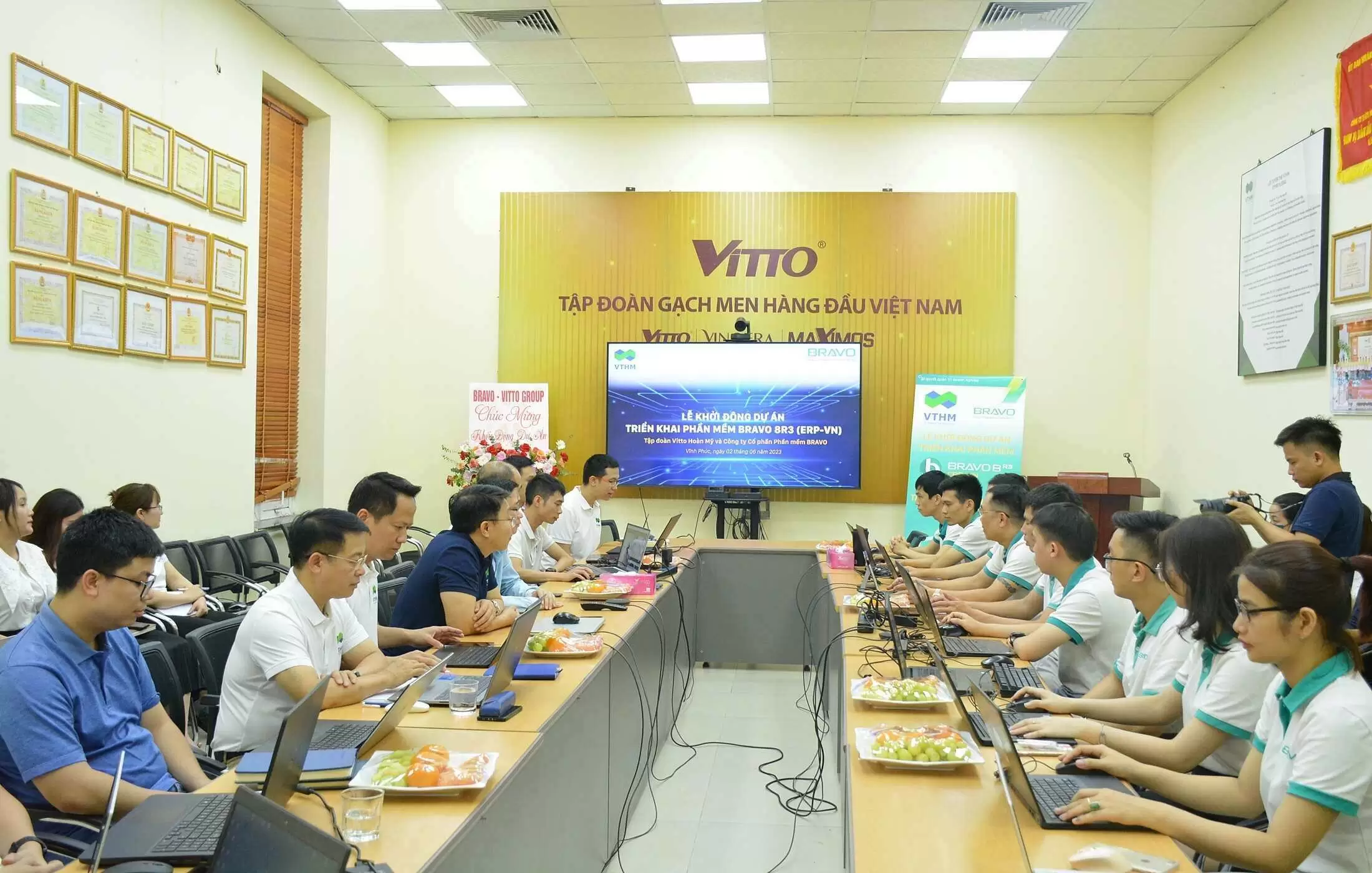 Lễ khởi động dự án triển khai phần mềm BRAVO ERP tại Tập đoàn VITTO